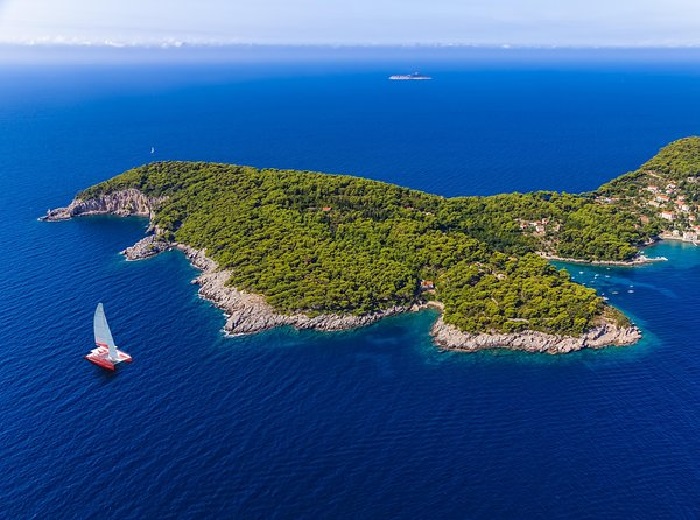 Dubrovnik sailing route Elaphiti islands
