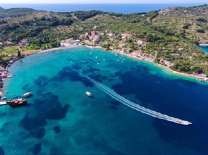 Dubrovnik sailing route swim
