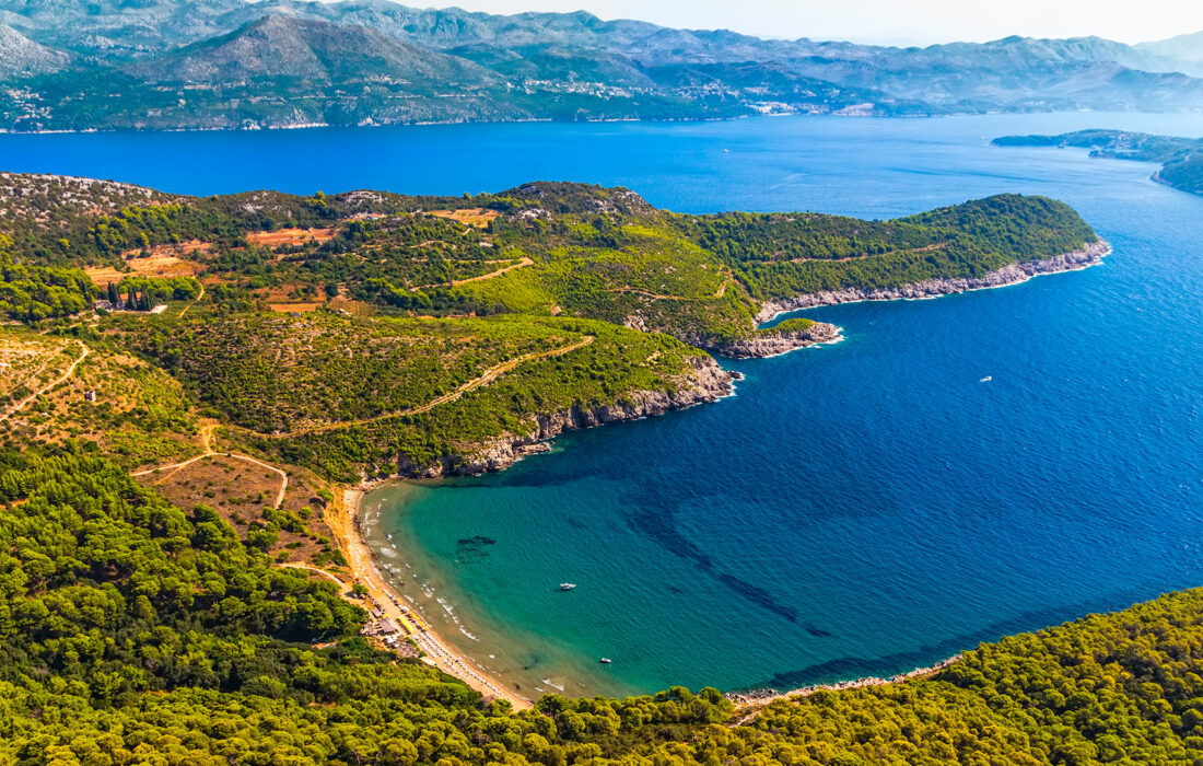 Croatia Dubrovnik sailing route Elaphites islands
